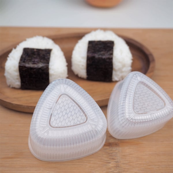 DIY Sushi-muotti Onigiri-riisipallo Ruokapuristin Kolmiomainen Sushi-valmistaja Muotti Sushi-setti Japanilaiset keittiö Bento-tarvikkeet