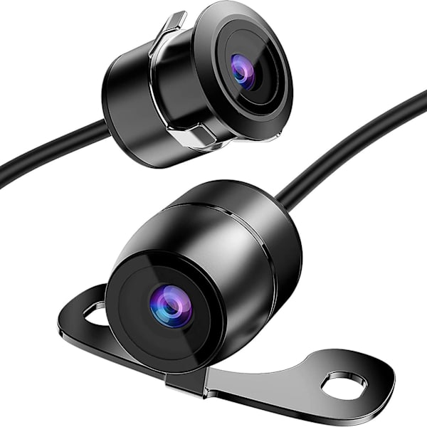 1080P Ryggekamera Universal Flushmontering Bakre Foran Sidekamera For Biler Fungerer Med Skjermer