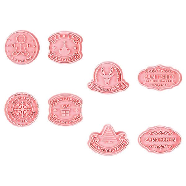 Julekageform 24 stk. 3D-udstiksforme til kreativ bagning