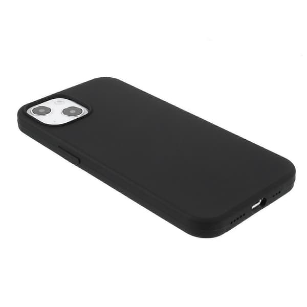 Skal för iPhone 15 Solid Silikon Stötsäkert Telefonskal Black Black