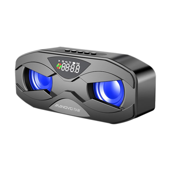 Manovo M5 Langaton Bluetooth-kaiutin Ulkoilma Subwoofer Kannettava Mini Radio Kotiääni 6d Surround S