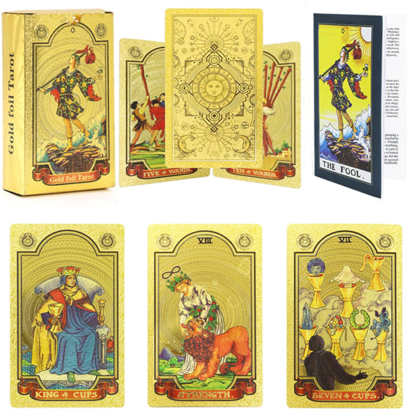 Utforsk den mystiske verden av tarot - gullfoliert tarot