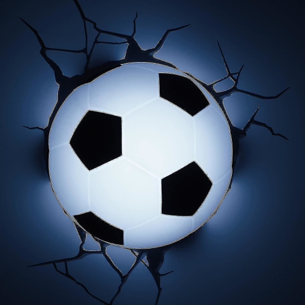 3D-lys 3D-lampe Fotball