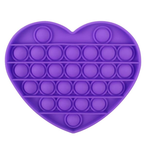 Fidget-lelut - Pop It - Violetti sydän purple