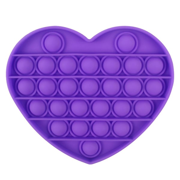 Fidget Toys - Pop It - Lilla hjerte purple