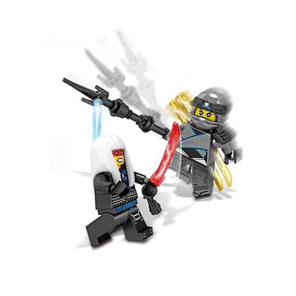 Sæt med 24 stk Ninja-minifigurer Multicolor 24 stk