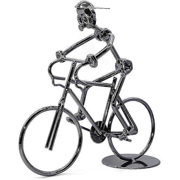 Metal Skulptur Retro Klassisk Håndlavet Jern Cykel Unik Metal Kunst Dekoration Ornamenter Til Cykel Motocykel Elskere
