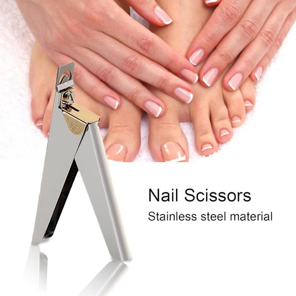 Manicure-værktøj Letvægts Sikker Rustfrit Stål U-formet Negleklipper Til Skønhed Qinhai