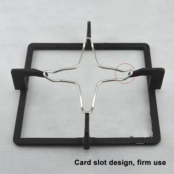 Gas Ring Reducer Universal, för 4 st Trivet Spishäll Järn Halkskydd Stabil Värmebeständig Rostfri Hållbar Gashäll Pan Support För Kök, C