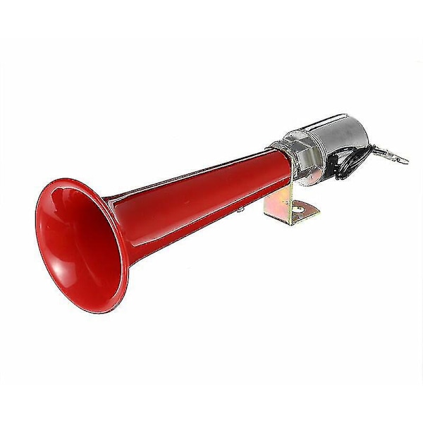 12/24v 600db Super Tåg Horn För Lastbilar Suv Bil Båt Motorcyklar Elektrisk Röd Lufthorn