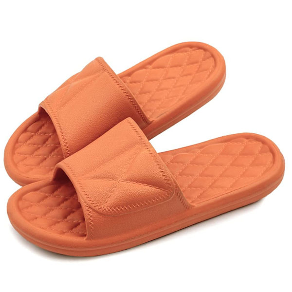 Badeslippers til damer og mænd - Bærbare, hurtigtørrende, skridsikre slippers til pool, strand, spa og brusebad - Hjemmesko (størrelse: 37-38)