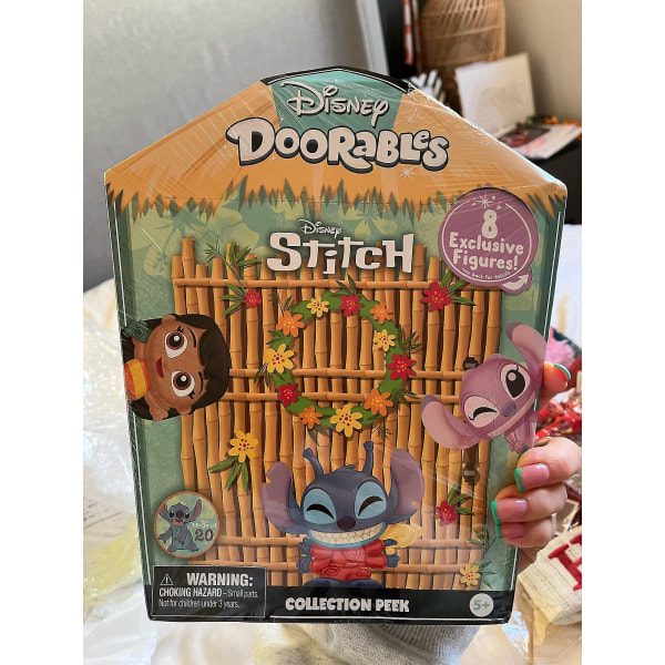 Disney Doorables Stitch Favos Lelu lapsille Sarjakuva Stitch Malli Lasten Syntymäpäiväjuhlat Bulkkilelut Aarrelaatikko pojille ja tytöille