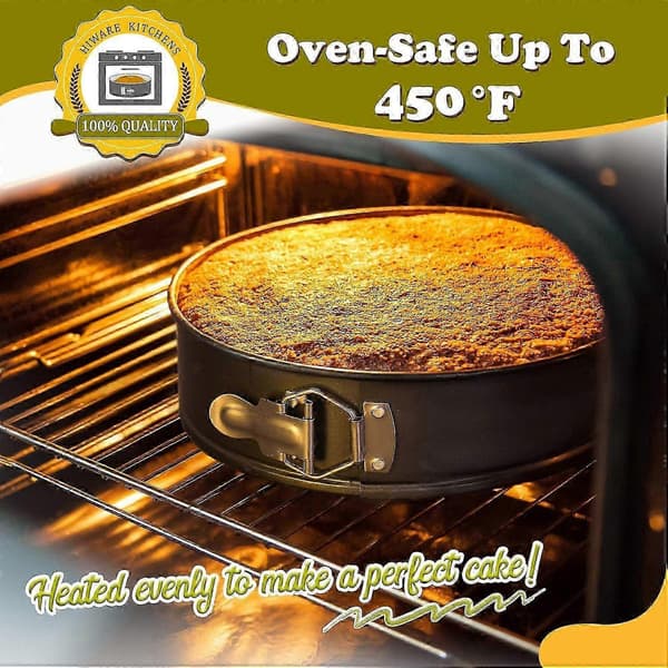 3-delt springformssæt non-stick lækagesikkert til bagning af cheesecake 6' 8' 10' 2025