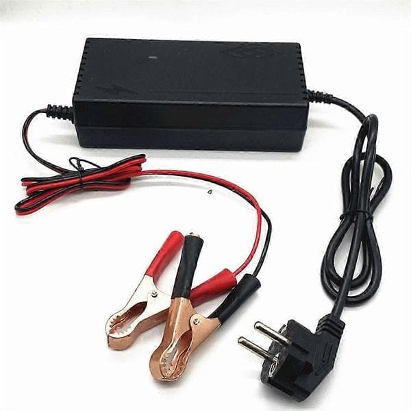 14.6V 10A LiFePO4 Oplader til 12.8V 4S Lithium Batterier Svart