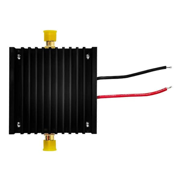 RF2126 Højeffekts lineær forstærker WIFI 2.4G 1W RF-effektforstærker Bluetooth RF-forstærkermodul med køleplade Black