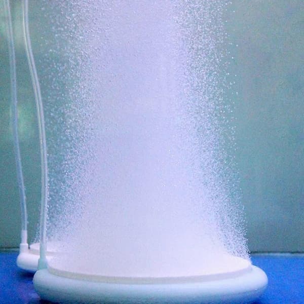 Akvarieluftsten Fisk för Tank Bubblare Luftsten Skiva Syrepump Diffusor S-50mm Green