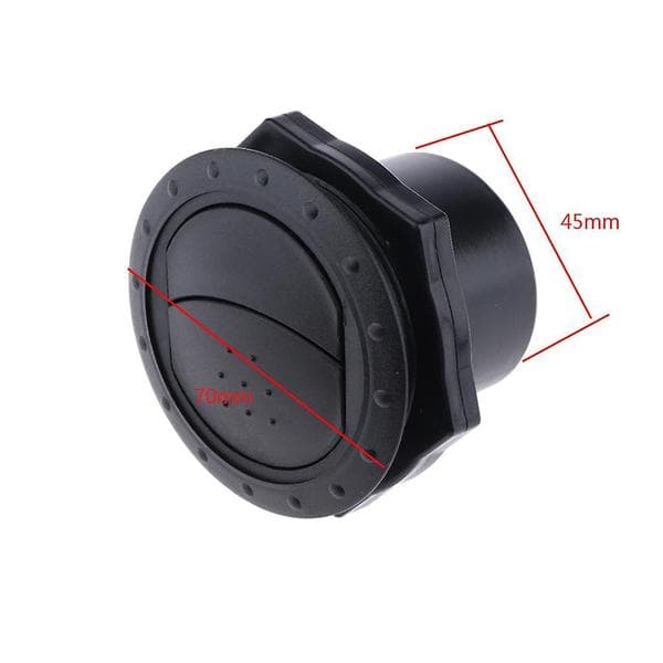 8x Universal Side Air Outlet Vent Ventilation til Bil RV Både Yacht Sort