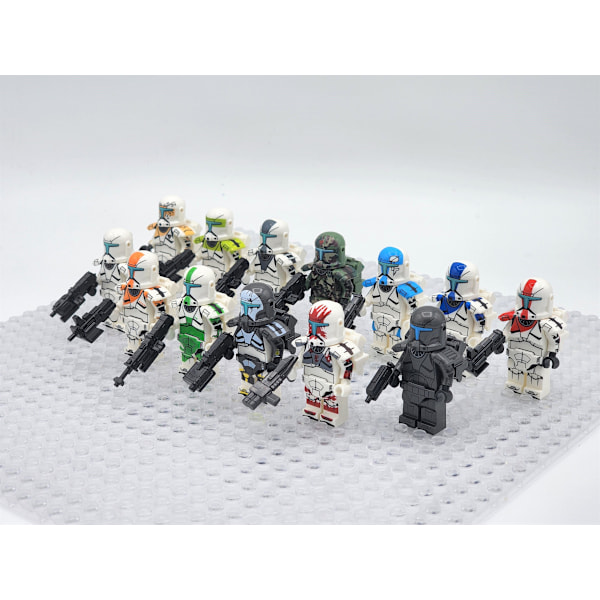 Star Wars Clone Commandos Delta Squad Assortment 13 Byggeklodser Legetøj