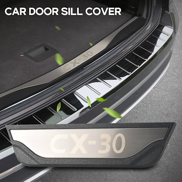 Tillbehör till tröskelskydd för bildörrar för Mazda Cx-30 Cx30 Rostfritt stål Scuff Pedal Protector Styl