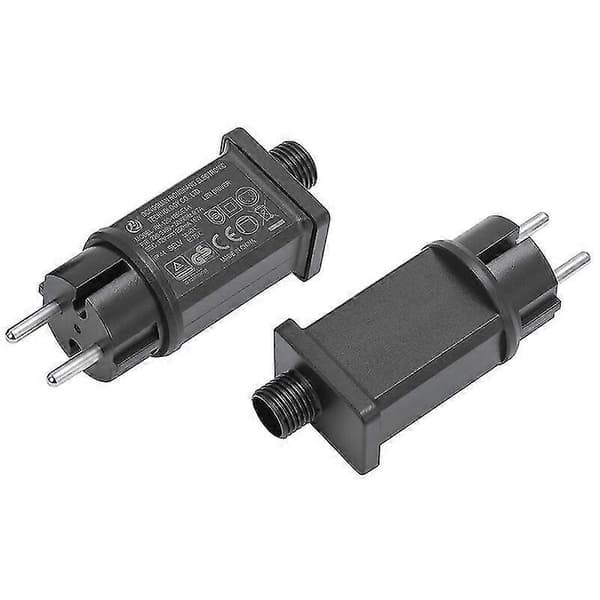 Jul 12V LED Strømforsyning - IP44 Transformator for Julelys (1 stk)