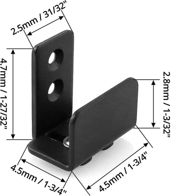 M8x20mm sekskant hode innsettingsmutter skrue stolpe hylsemutter for møbler 10 stk