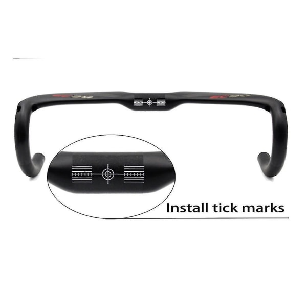 Ec90 Full Carbon Fiber Cykelstyre Renncykelstyre Play Ud Matte Styre
