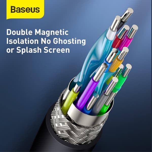Baseus 5m 4K HD HDMI - HDMI Kabel Sort size 249