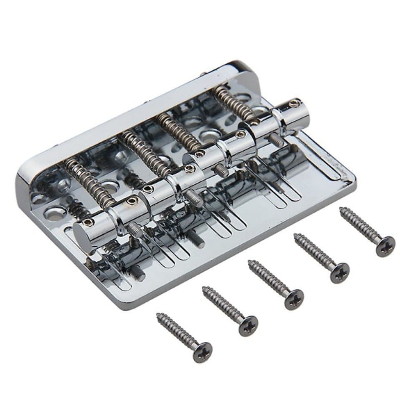 4-strengs Hardtail-bro for Precision Jazz Bass Chrome 201b-4 Badass