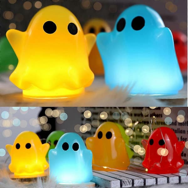 2 st Halloween Spöke Silikonformar för Epoxigjutning, 3D Spökeformar
