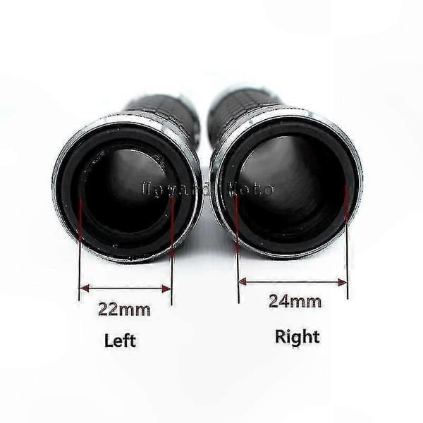 Motorcykelstyrgreb 22 mm til Cruiser Bikes Tilbehør Passer til 7/8\" stænger Black
