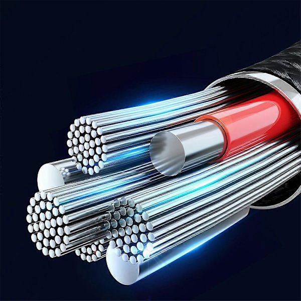 Braided Cable for iPhone USB-C - Lightning PD 20W 2m Blue
