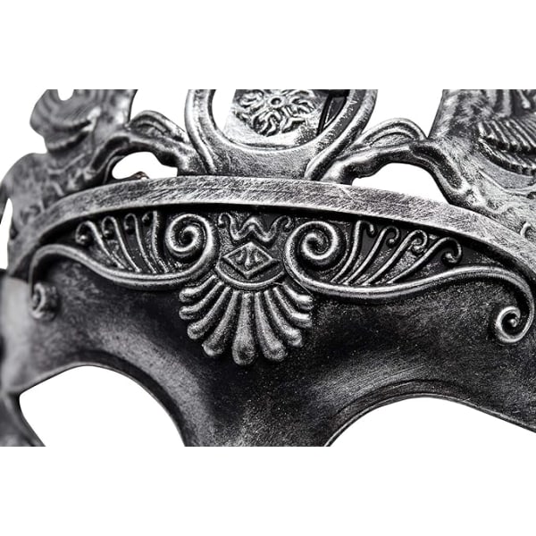 Maskeradmask för män - Romersk grekisk mytologisk venetiansk mask Halloween Cosplay Mardi Gras