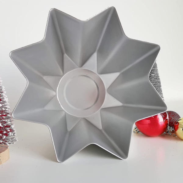 Pandoro-form, ottekantet bageform, pandoro-kageform, slip-let mousse-ostekakeform, anode dyb