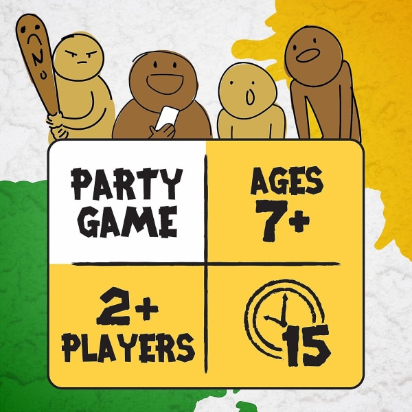 Poesi för neandertalare av Exploding Kittens, kortspel för vuxna, tonåringar och barn, roliga familjespel