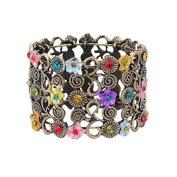 Damklockor Blommig Armbandsur Dam Armbandsur Dam Armbandsklocka