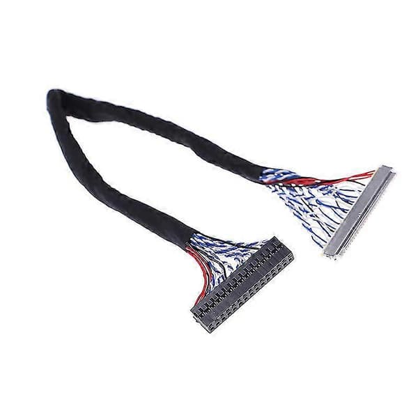 25cm 8 Bit Lvds-kabel Fix-30 Pin 2ch För 17-26 tums Lcd/led Panelkontroller