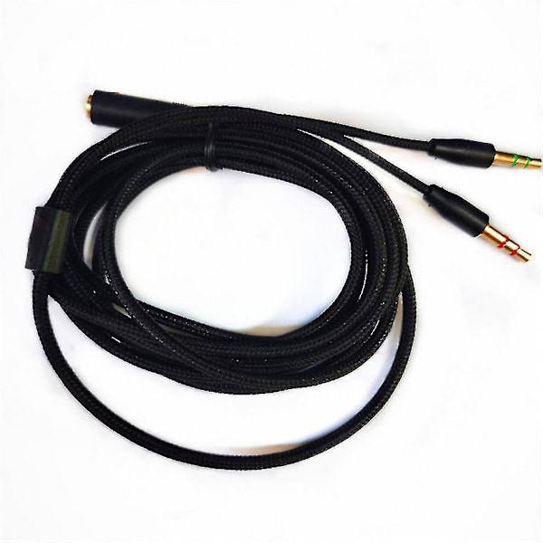 Hörlurskabel för Razer-hörlurar, adapter för headsetmikrofon, för Razer Electra/Kraken Pro 7.1 V2/Hammerhead