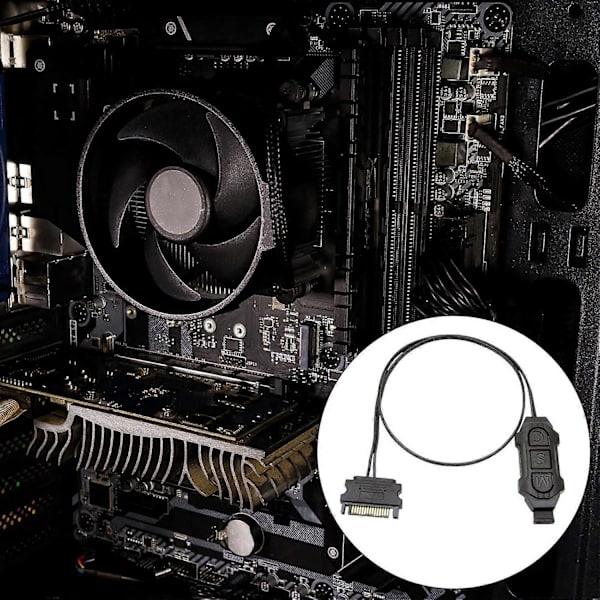 5V 3-pin ARGB-controller til computerblæsere, belysning, synkronisering og hastighedsjustering, lysstriber, ARGB-lysstyring enkelt header