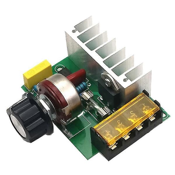 4000w Ac 220v Elektrisk Spenningsregulator Motorhastighetskontroller Dimmere Dimming Hastighet