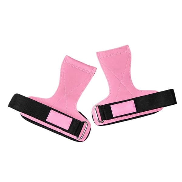 Fitnesshandsker til mænd Pull-Ups Push Microfiber Håndledsbeskyttere Hårdt Træk Power Pink