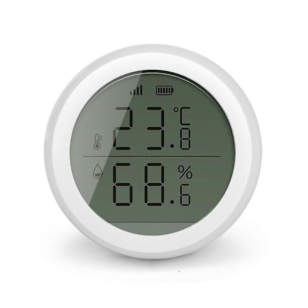 Ewelink Zigbee Temperatursensor og fuktighetssensor Innendørs hygrometer Termometer Detektor