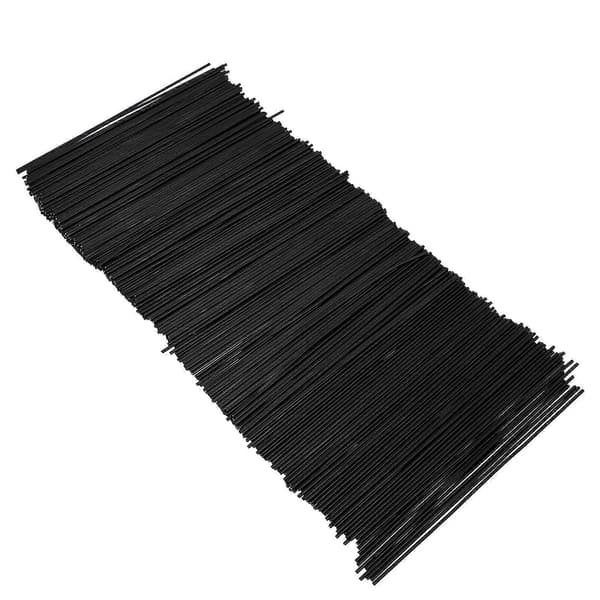 Praktisk trädgårdsbindningstråd för växter, bindning, fixering av vinrankor, 1000-pack Black 12X0.02CM