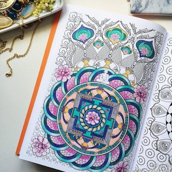 Diy 8 stk. Genanvendelige Mylar Mandala Dotting Maling Stencils Skabeloner Værktøjer