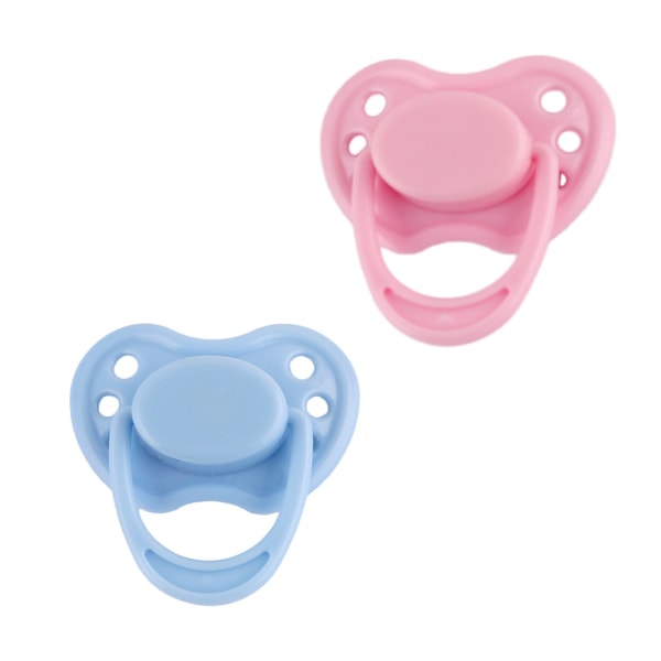 2PC Nyaste Mode Simuleringsdockor Reborn Docka Baby Toy Söt Present Baby Nippel