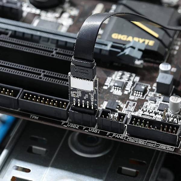 Usb 2.0 Front Panel Header Usb 9pin Til Usb 2.0 Type-e Intern Adapter Motherboard Stik Adapter