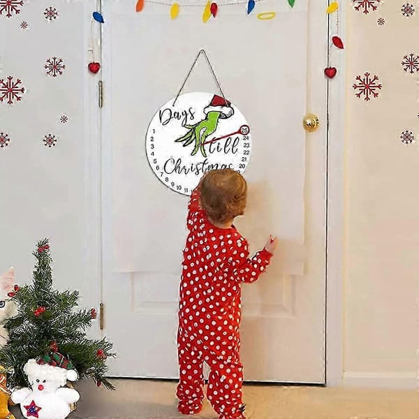 Julekalender, Håndfigurpegepind, MDF-træ