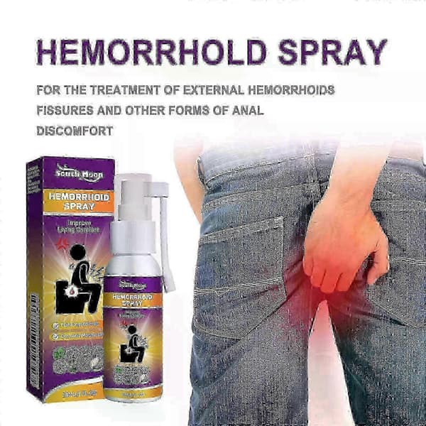 South Moon Kroppsvårdsspray Kroppssmet Hemorrojder Extern Spray Massageapparater 2PCS