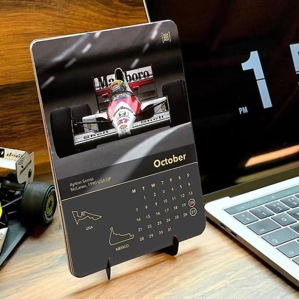 Vuoden 2024 kalenteri, 2024 Formula 1 -kalenteri, Formula Ones -kilpailukalenteri, 12 kuukauden F1-kilpa-autojen pöytäkalenteri F1-faneille