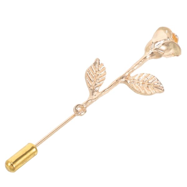 Kragstång Blomformad Kragstöd Brosch Slipsnål Spänne Brosch Stick Kostymnål