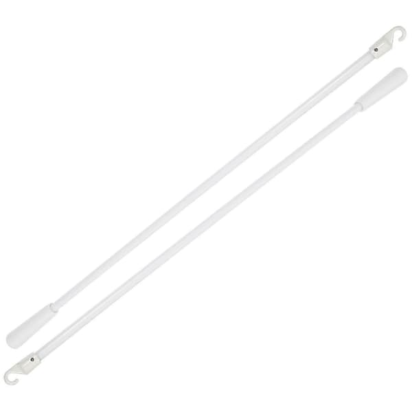 Guangmc 2 stk. Hjemmegrep Stang Erstatning Vinduåpner Stang Persienne Vippestav White